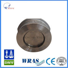 Durable in use flange connection water flow check valve